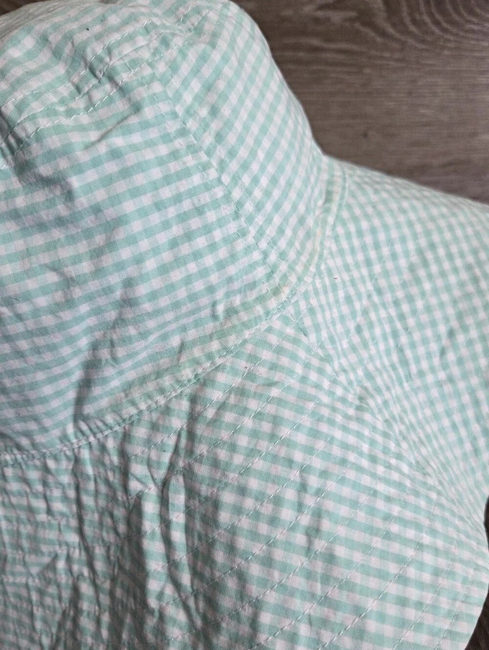 Columbia Women's Sun Goddess Bucket II Hat Light Mint Gingham